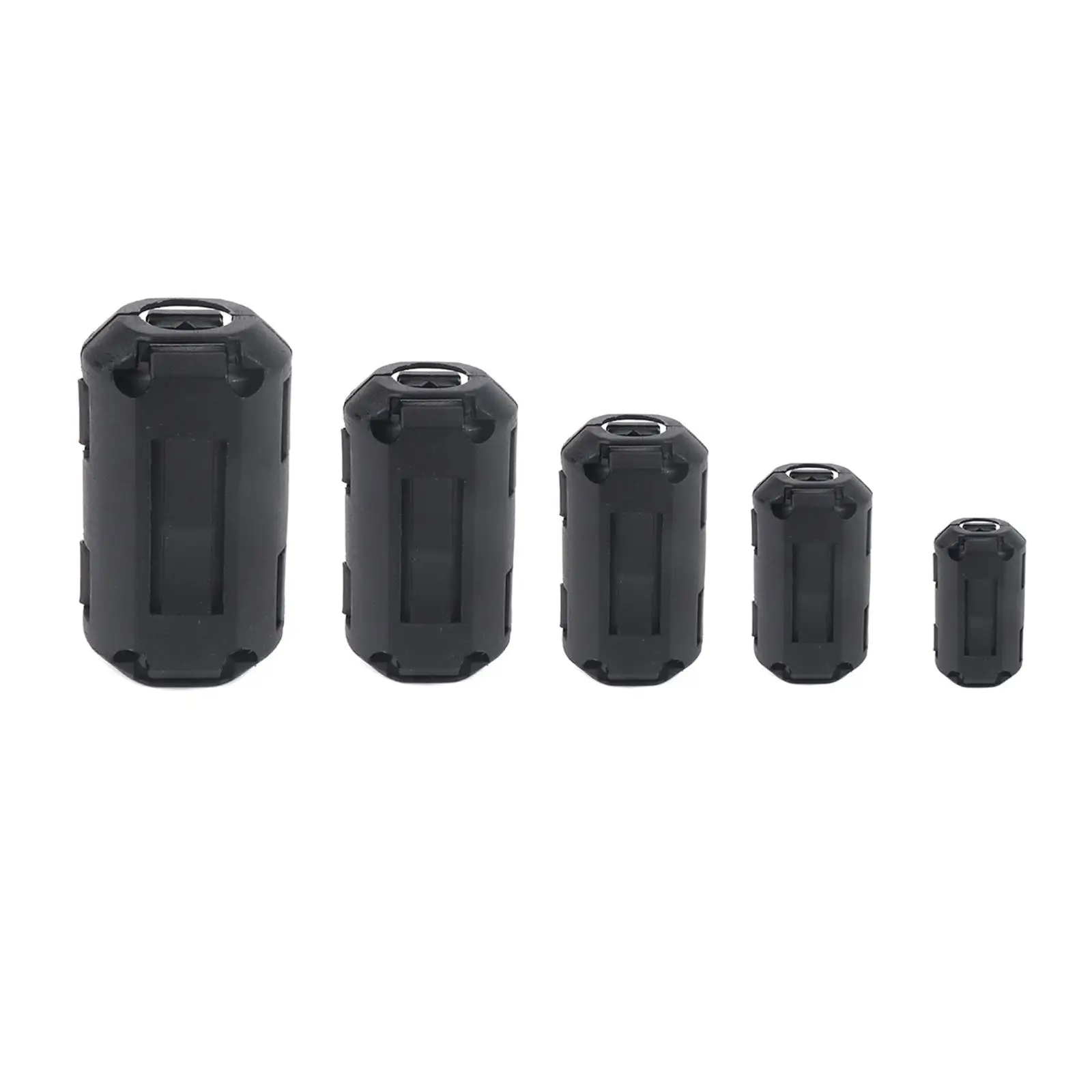 25x Clip On Ferrite Ring Core Kit Cable Clip Filter Fit for Car DVR Headset