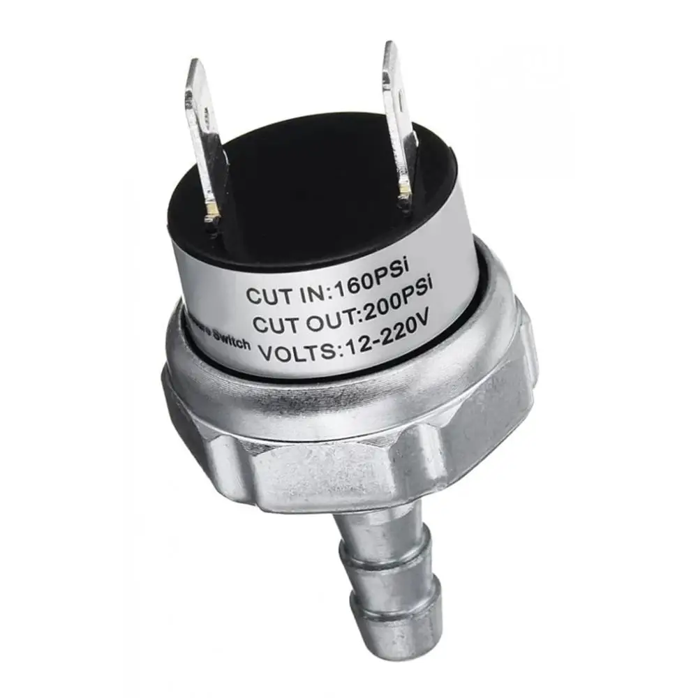 Air Compressor Pressure Switch D55168 N003990 160 PSI Cut On/200 PSI Cut Off