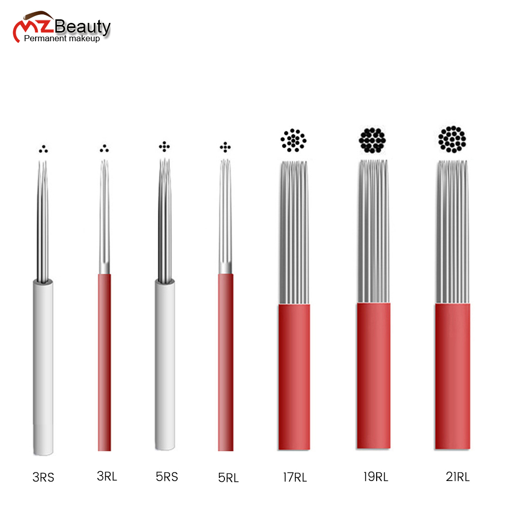 Best of Microblading Shading Needles Shader Blades Tattoo Fog 3D Eyebrow Aiguille Permanent Makeup Agujas R3 R5 R7 R9 R17 R19 R21 R40 Reviews & Tips