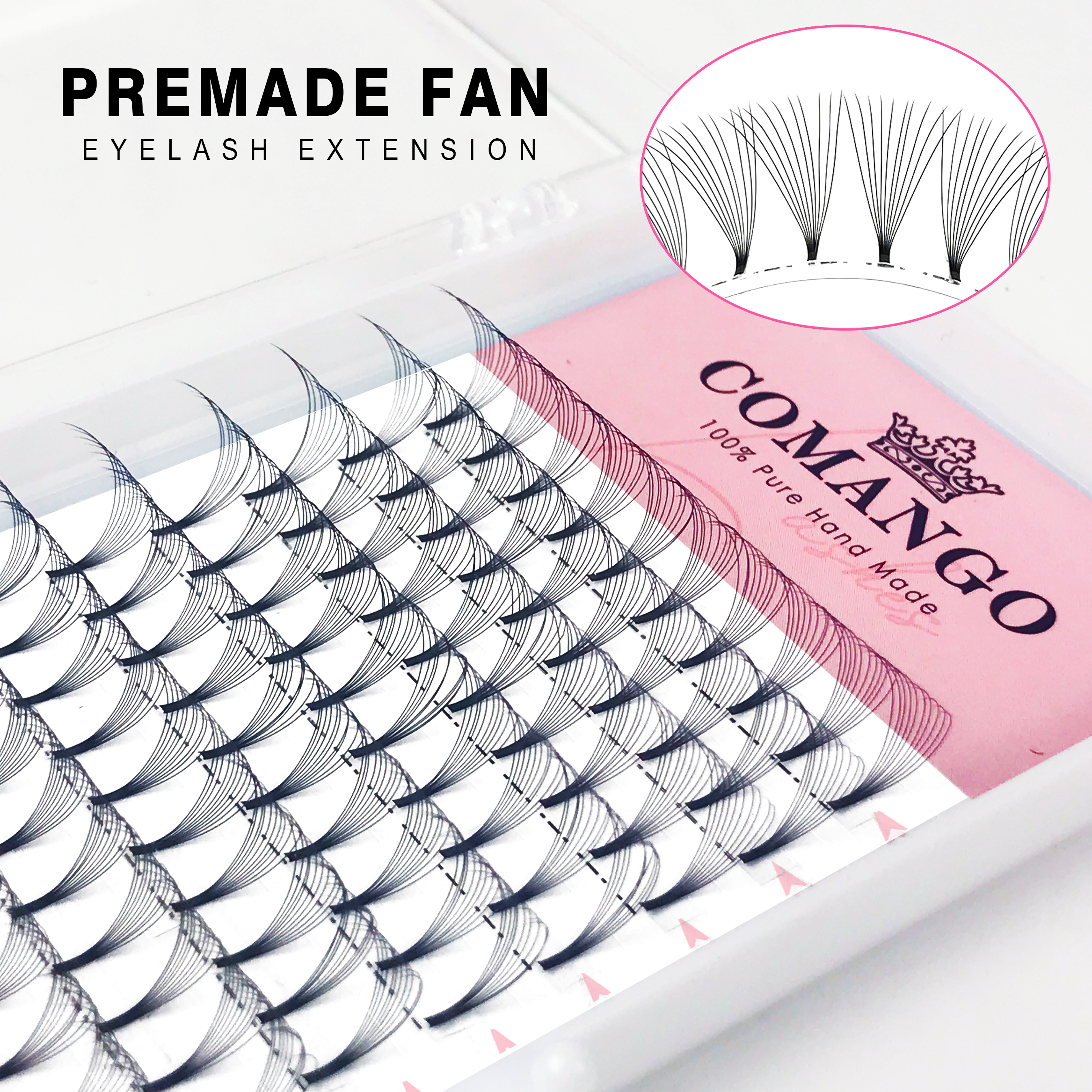 Best of CoMango 3D 4D 5D 6D 10D Short Stem Premade Fans Mixed Length C / D Curl Mink Lash Eyelash Individual Extensions Reviews & Tips