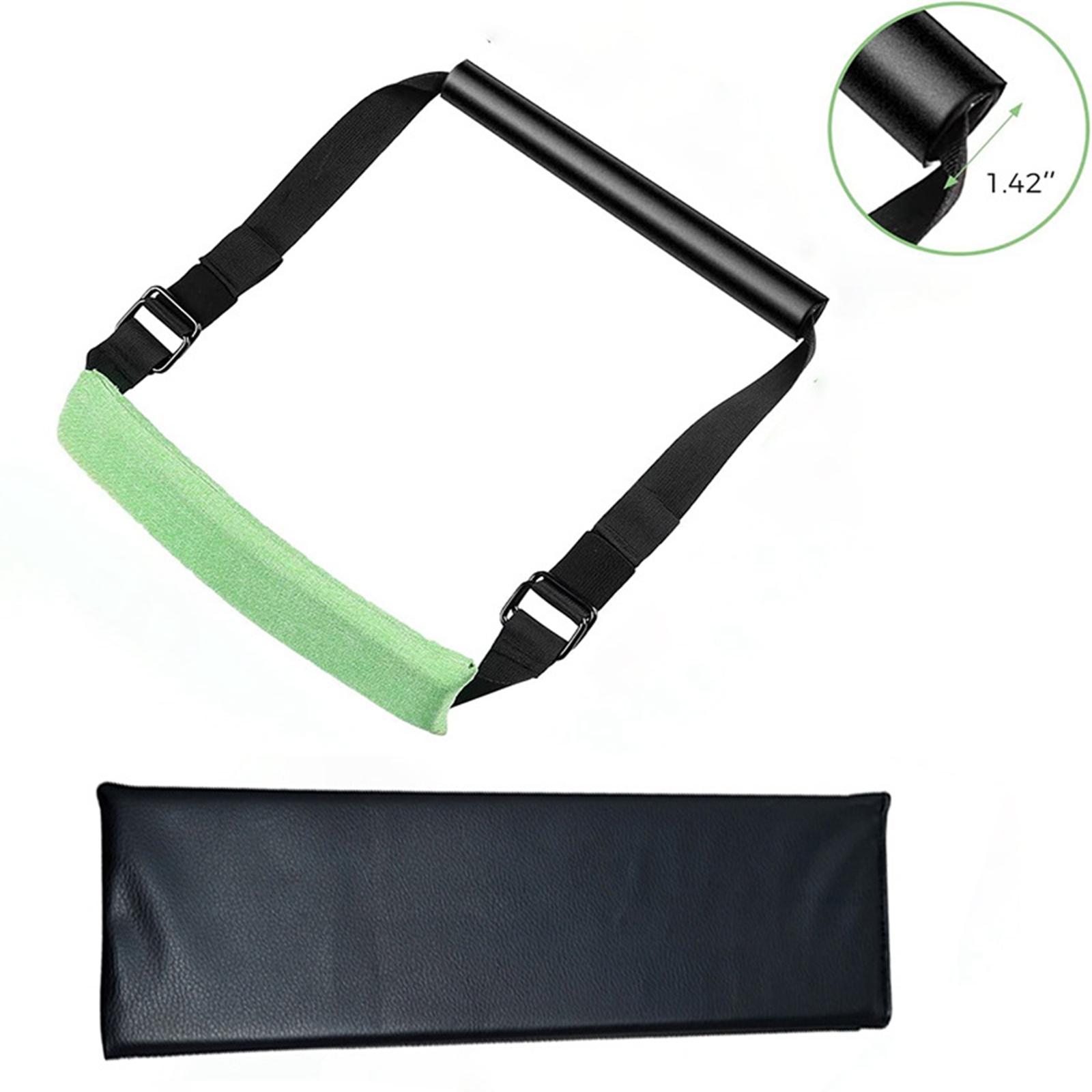 Sit Up Assistant Ab Leg Exercise with Foldling Pad Door Anchor Padded Foot Holder Abdominal Fitness Hamstring Strap Set