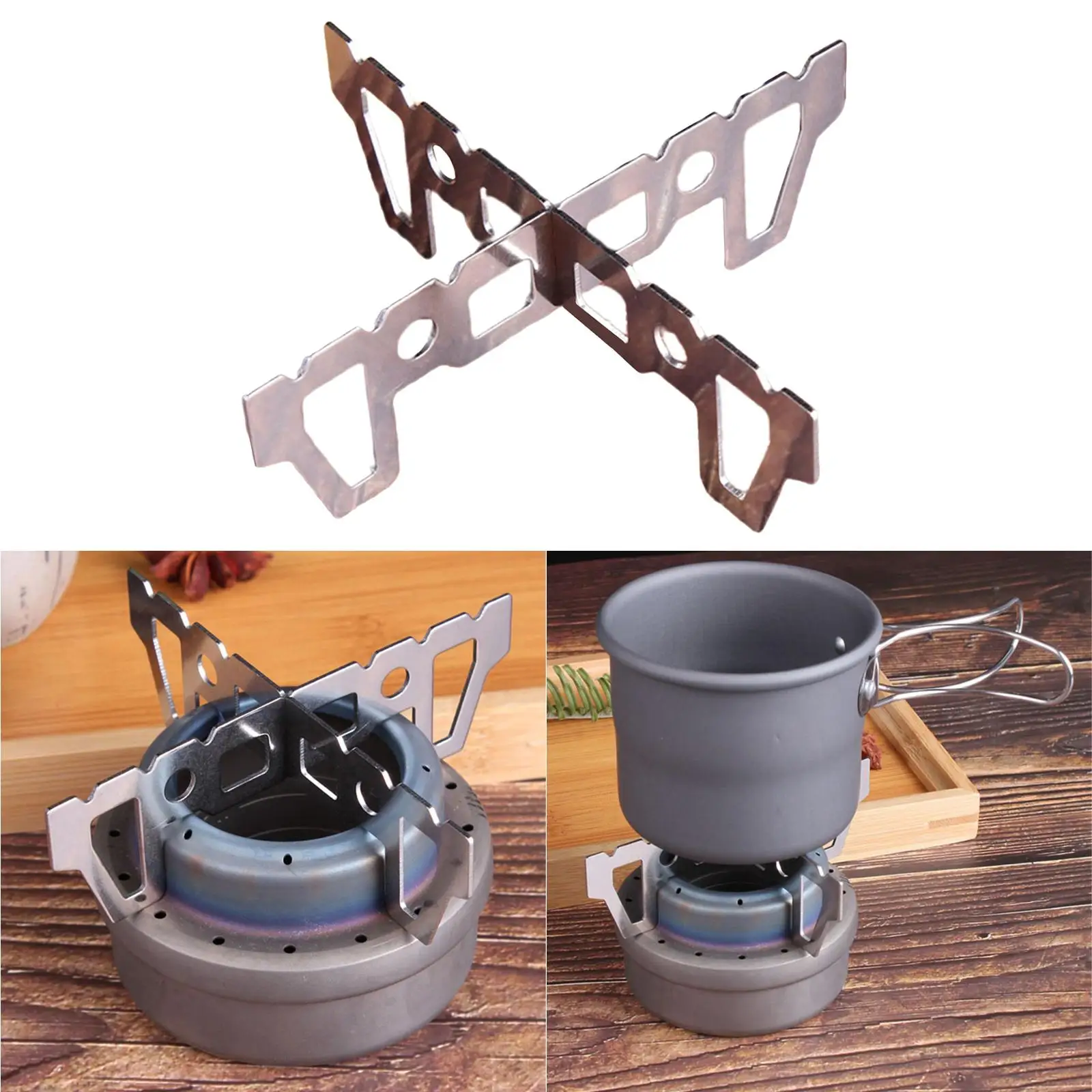 Ti  Stove Stand Portable  Stove Accessories Stand Furnace Core Support #Spirit Burner Outdoor Camping Stove for Cooker Outdoor