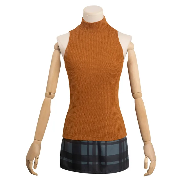 Ashley Costume - Game Cosplay Sweater Vest and Coat and Skirt Set