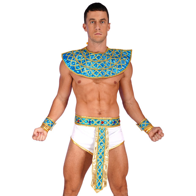 Mens Ancient Rome Cosplay Costume Ancient Egypt Pharaoh