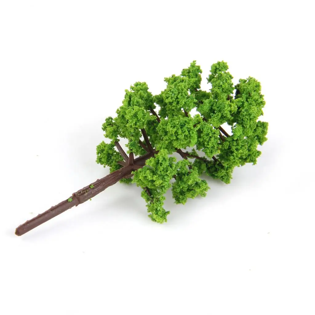 20pcs Model Tree Diorama Architecture Train Park Garden Building Scenery