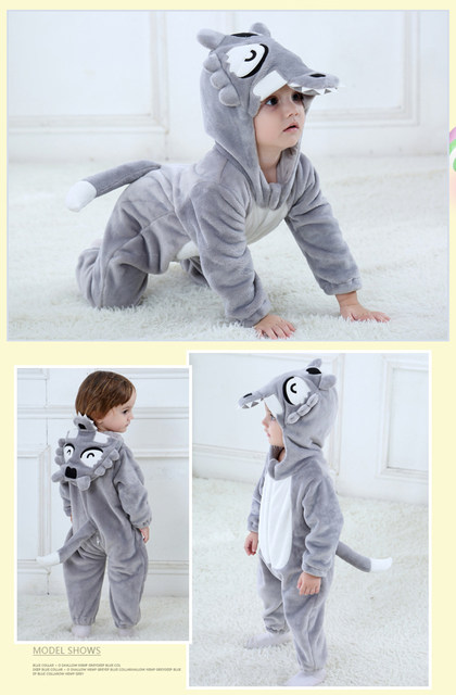 Baby Boy Blue Stitch Kigurumi pigiama abbigliamento neonato pagliaccetto  tutina animale Anime Costume Outfit tuta invernale con cappuccio -  AliExpress