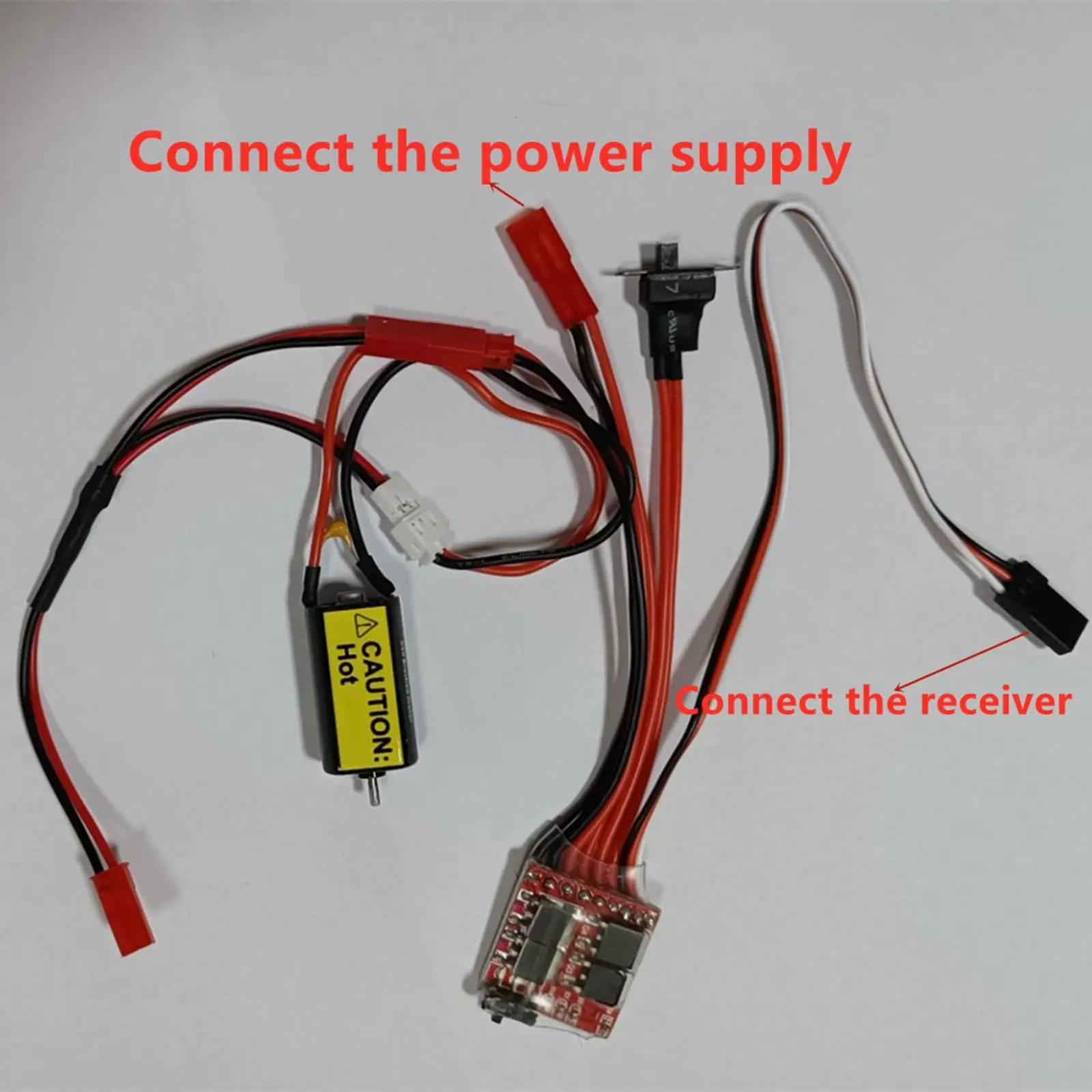 Waterproof 66T Speed Controller W/ 30A Motor for 1:24 Axial SCX24 Axi90081 Trucks DIY