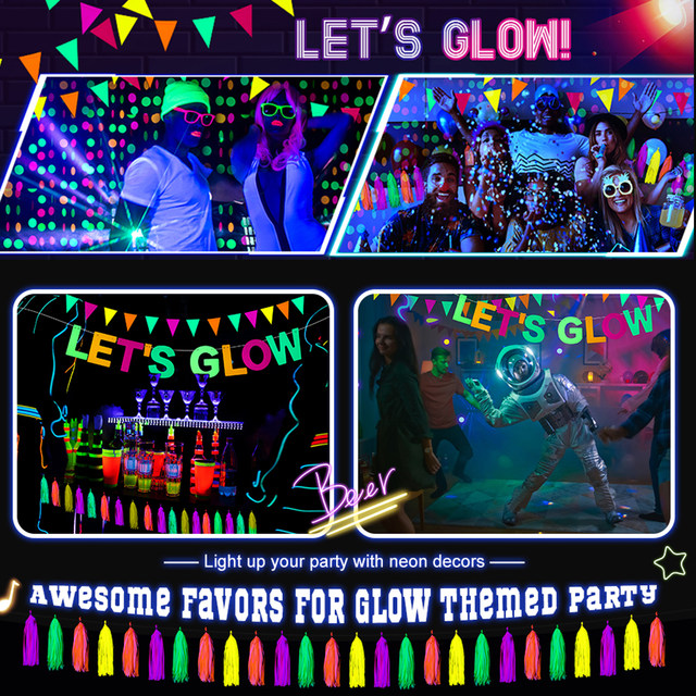 Glow Party Decorations Diy Dance Floor Moves Games Twister - Temu