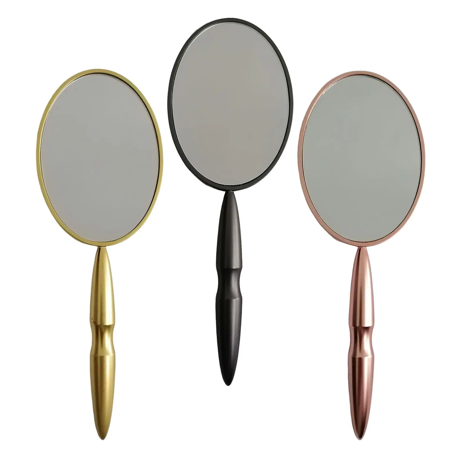 Portable Hand Mirror Blank Back DIY Vanity Mirror Personal Cosmetic Mirror