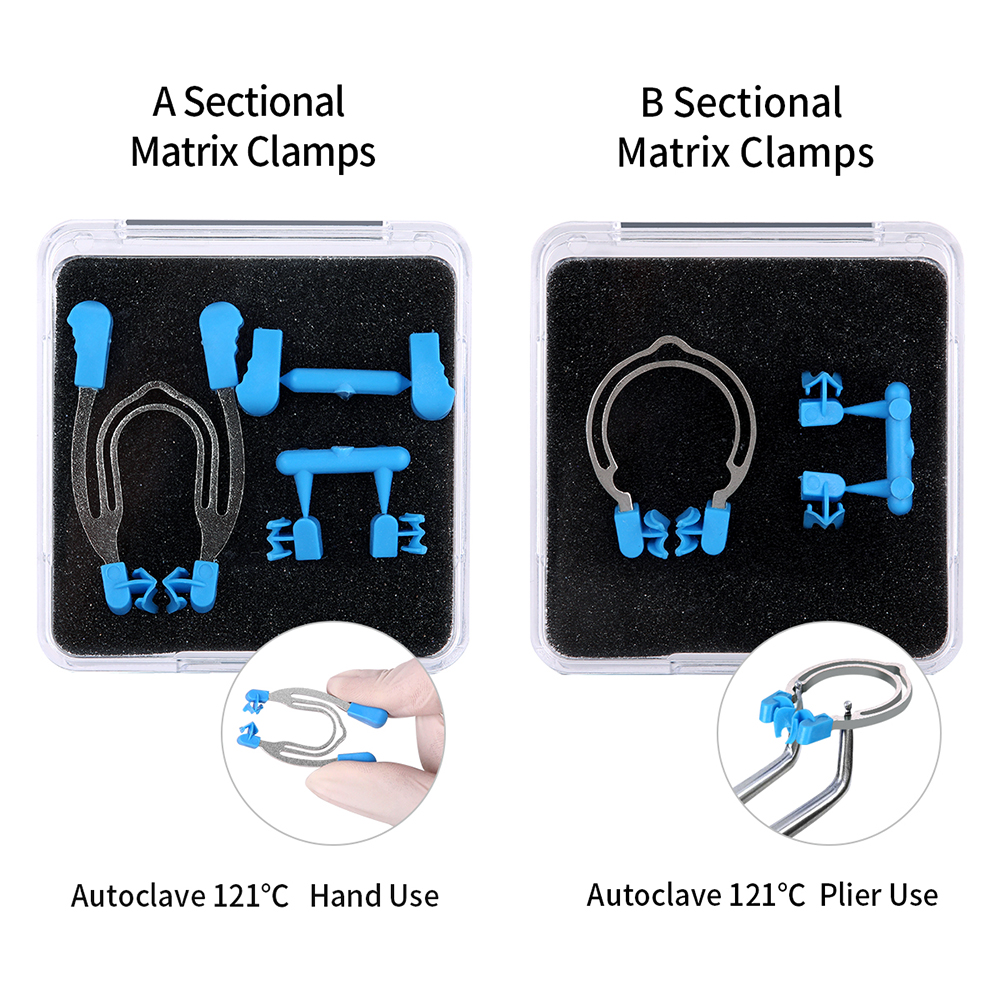 Best of AG Dental Matrix Sectional Contoured Matrices Clamps Wedges Metal Spring Clip Rings Dentist Tools Dental Lab Instrument Reviews & Tips - Image 6