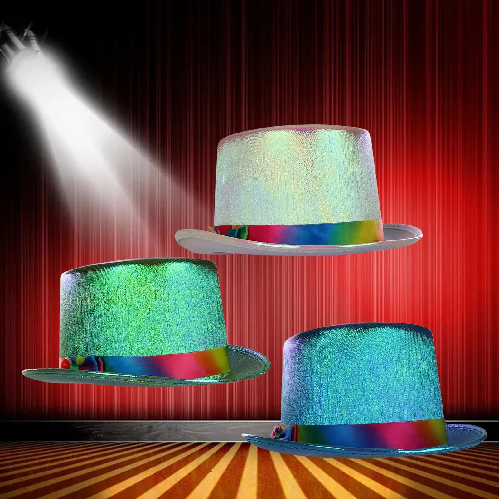 Jazz Top Hat Wide Brim Dress Decoration Party Gentleman Jazz Cap Photo Props