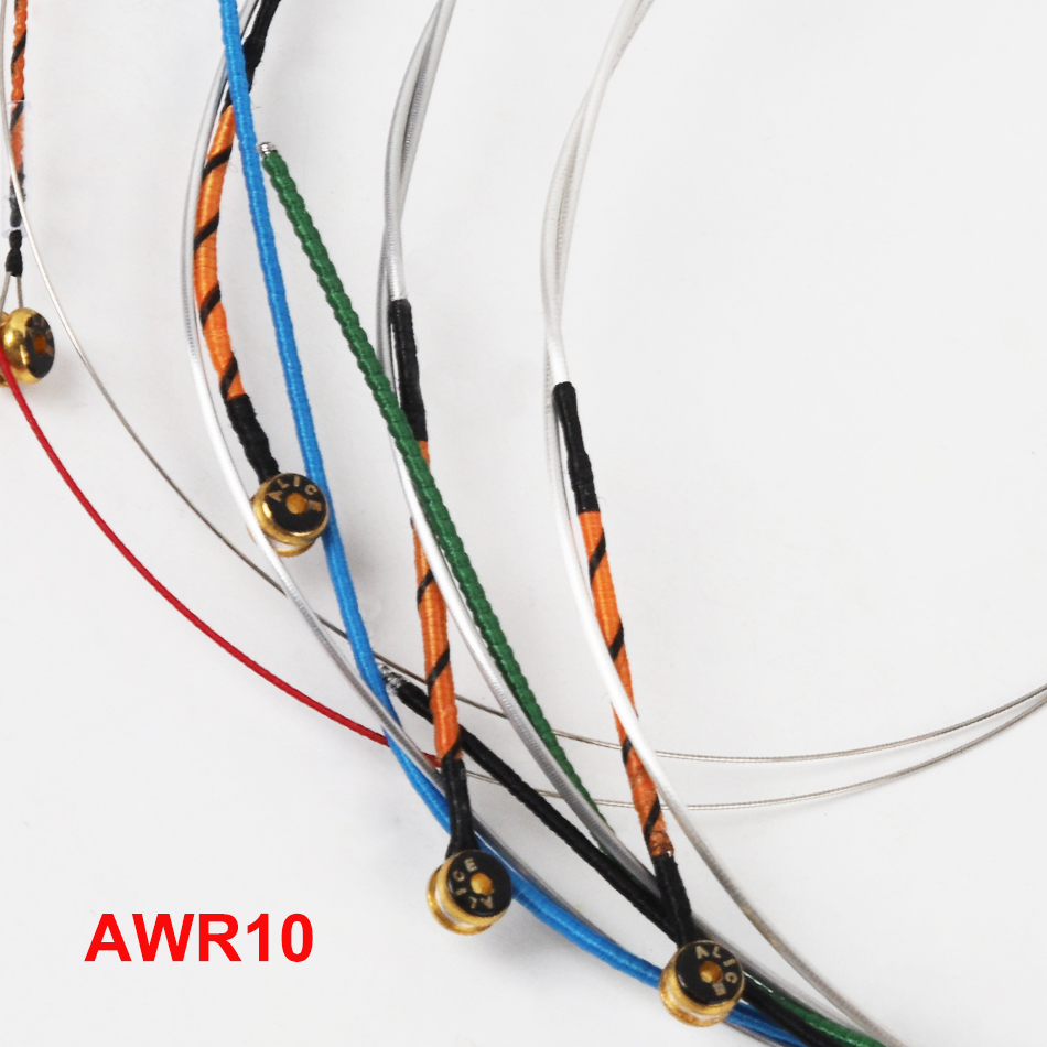 Alice Violinsaiten AWR10/AWR10E Multifilament-Synthetikkern Al-Mg und reines Silber, mittlere Spannung – Detail 8