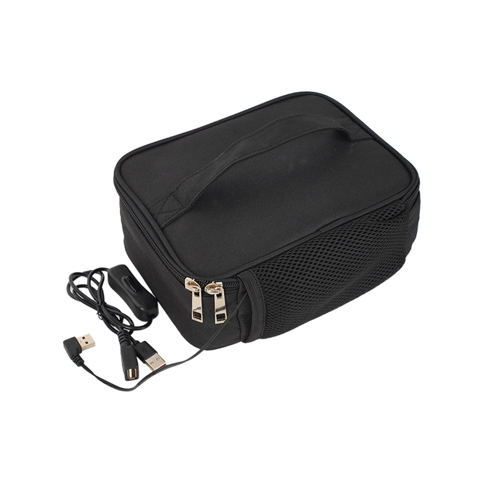 Electric Heating Bag Lunch Box Thermal Bag Insulation Bag Container Waterproof USB for Travel Picnic Office