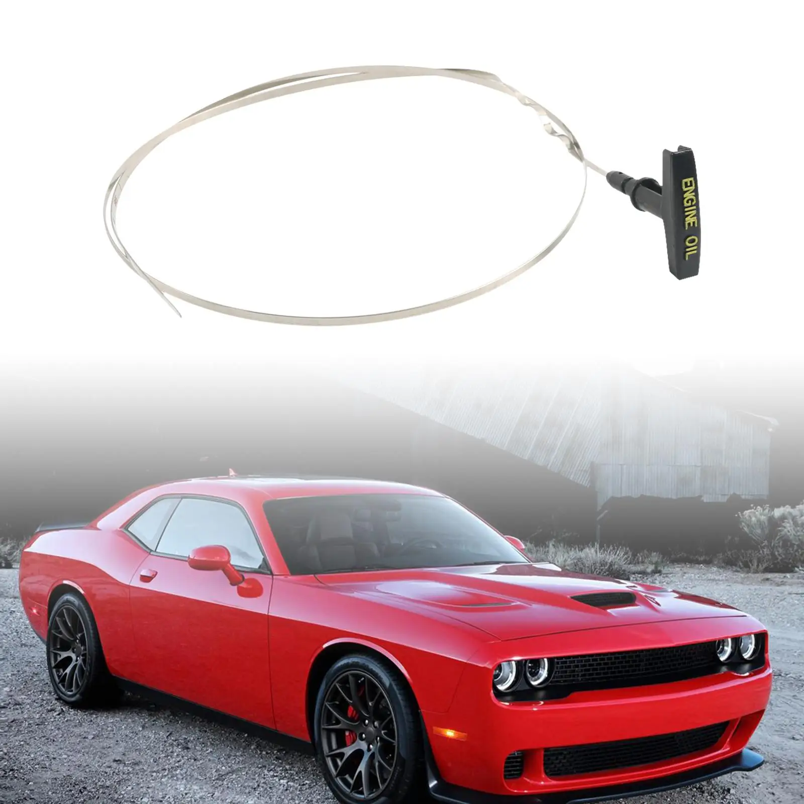 Engine Oil Level Indicator Dipstick Professional Easy to Install Replaces Car Engine Oil Level Gauge Dipstick for Dodge