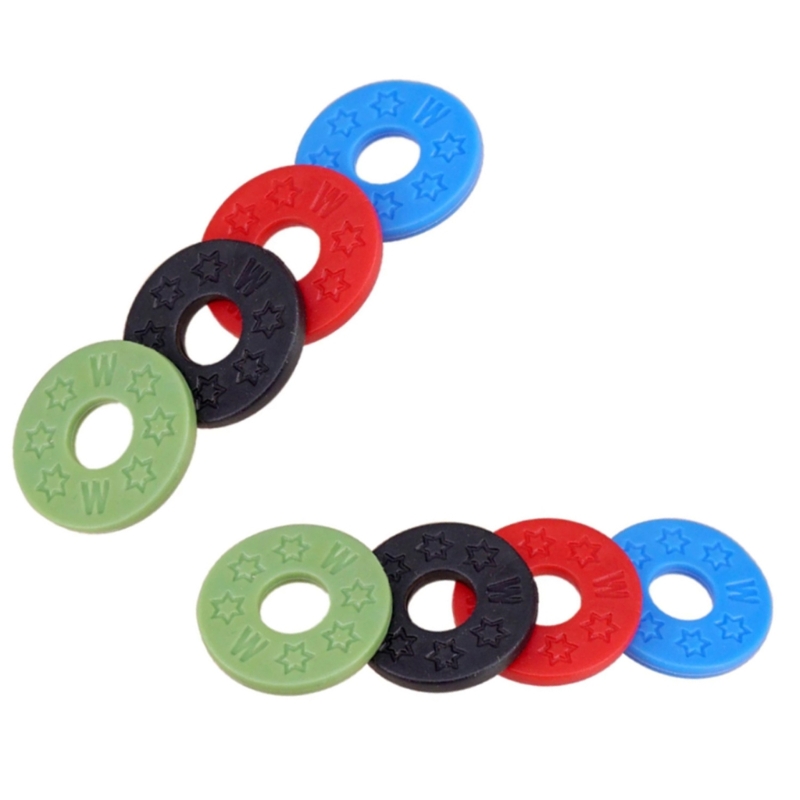 10 Teile/paket Gummi Gitarrengurt Blöcke Gitarre Protector Gitarre Strap Locks Silikon Strap Locks Gitarre Teile Zubehör – Detail 7