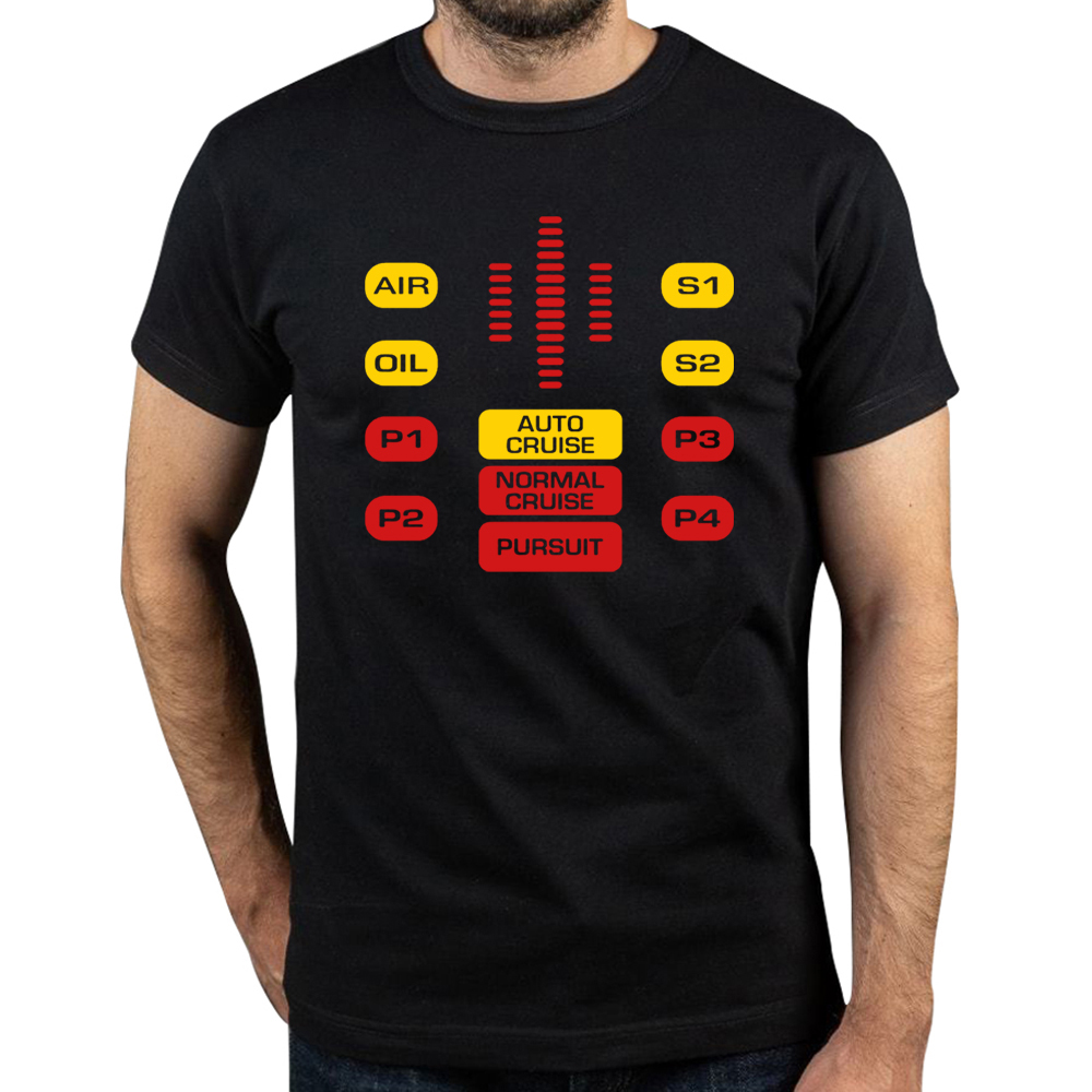 Neuheit genial heißen Sommer Stil Camiseta El Coche Fanta stico Panel de Control Ritter Reiter Kitt Shirt Maglietta T-Shirt – Detail 2