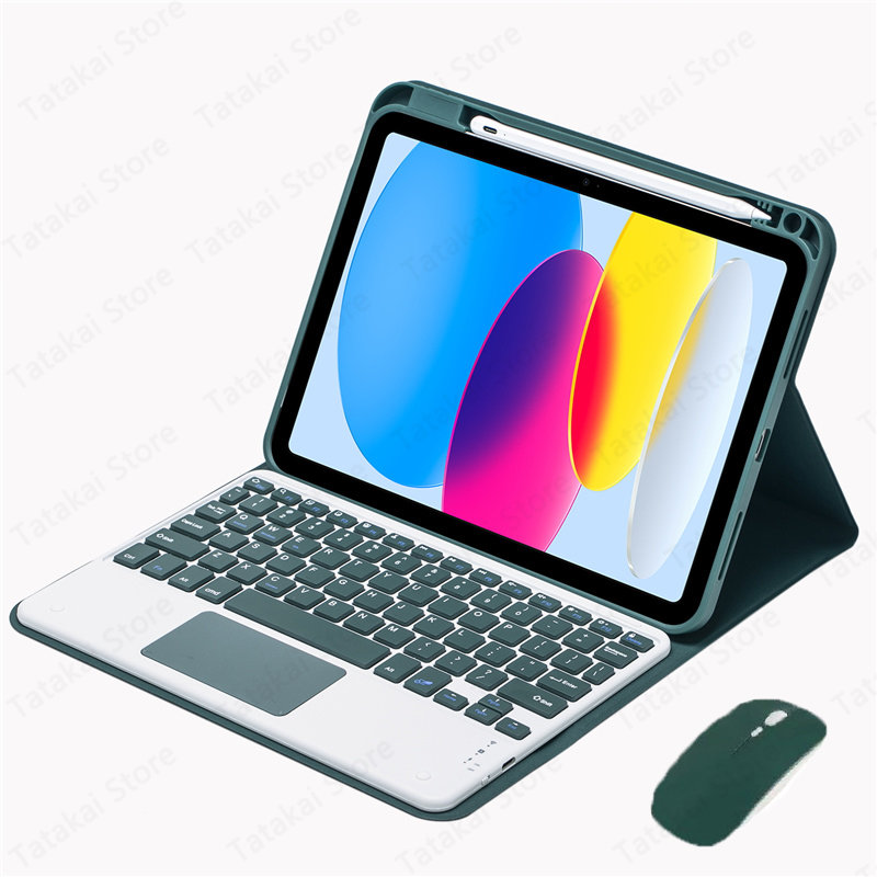 para iPad Teclado, 10th Generation, Trackpad, Funda, 10 Generation, 2022