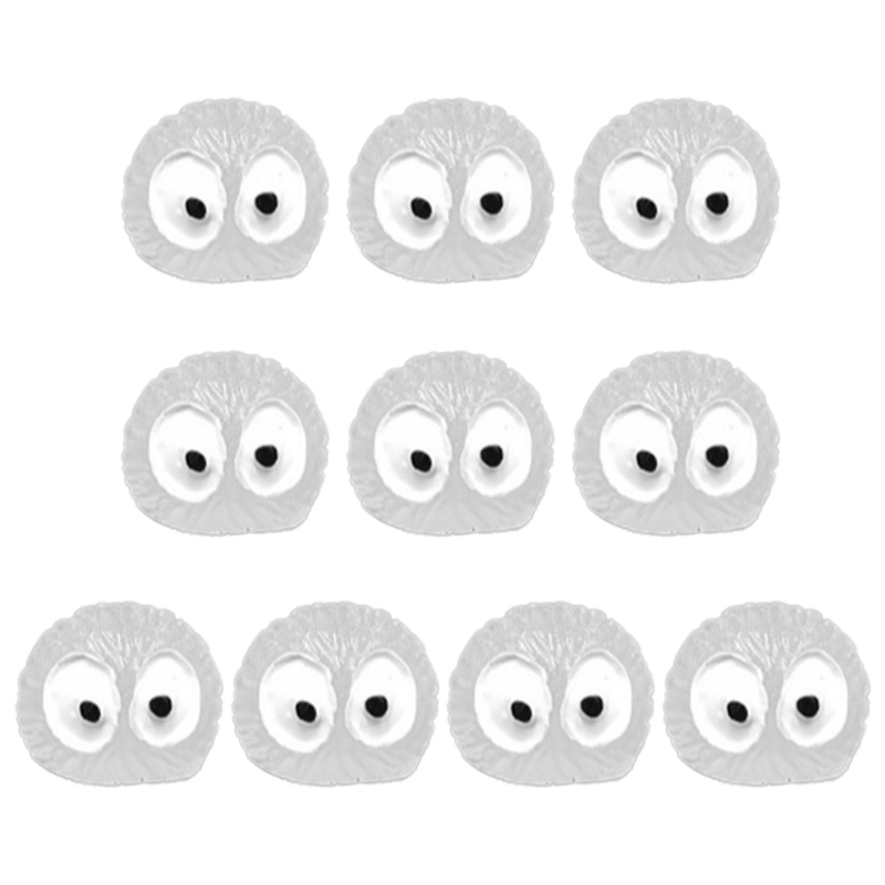 Description Picture 3 of item10 Pieces Mini Glowing Dust Balls Luminous Miniature Figurines Decoration Fairy Garden Resin Crafts Dollhouse Ornament