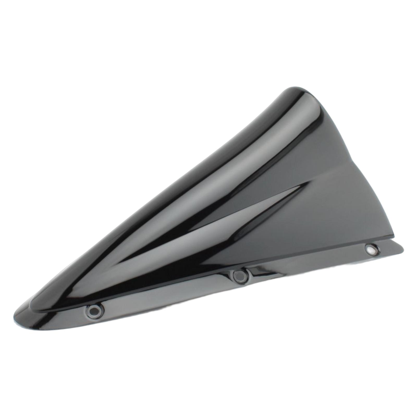 Black Windshield Wind Deflector Wind Screen Windscreen Fit   08-18