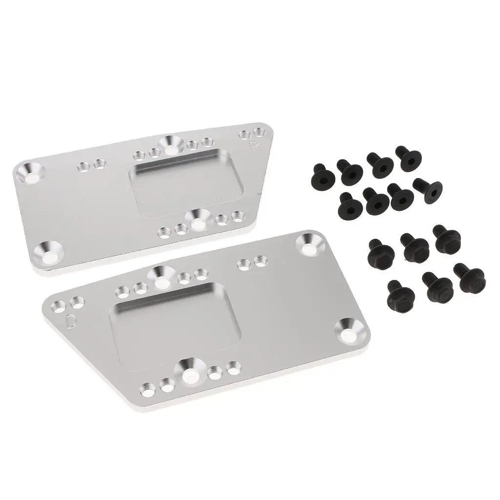 2 Pieces Adapter Plate with 12 Pieces Screw