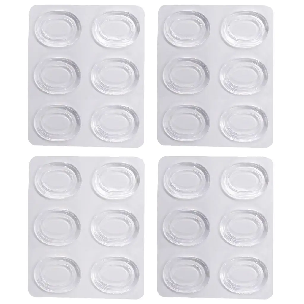 24 X Silicone Gel Drum Damper Pads for Drums  Control Snare Drum, Approx.