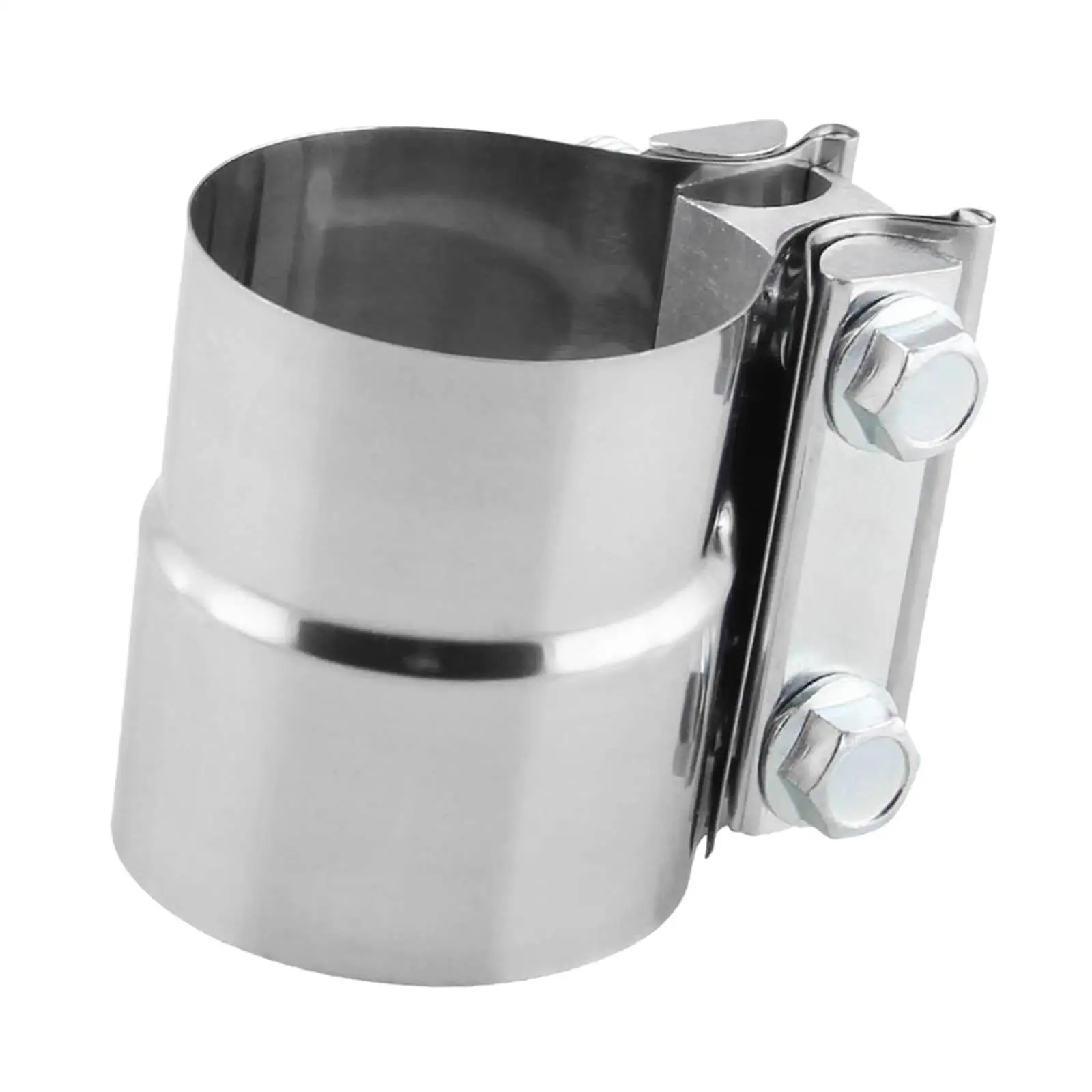 2inch Exhaust  Band Clamp Lap Joint Down Sleeve Band, Exhaust Tail  Stainless Steel  Catback Car Tail  