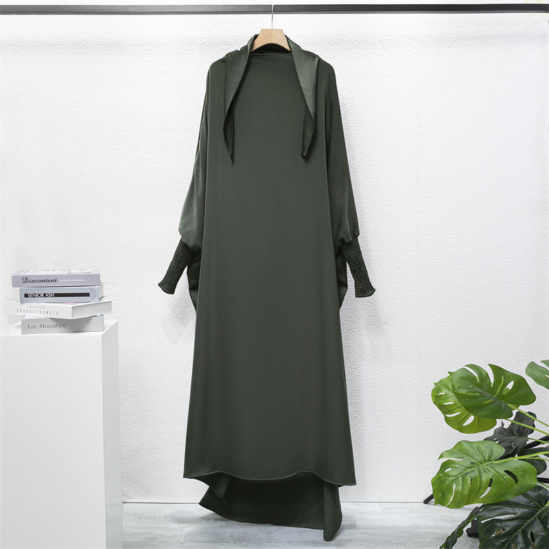 com capuz, abaya, estilo Dubai, vestidos modestos