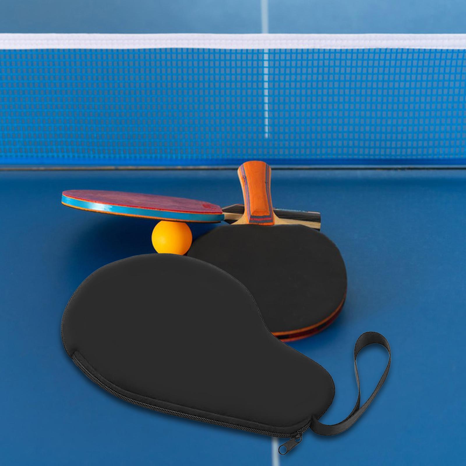 Ping Pong Paddle Case Wear Resistant Container Ping Pong Paddle Cover Table Tennis Cover for Sportsman Unisex Youth Training Gym