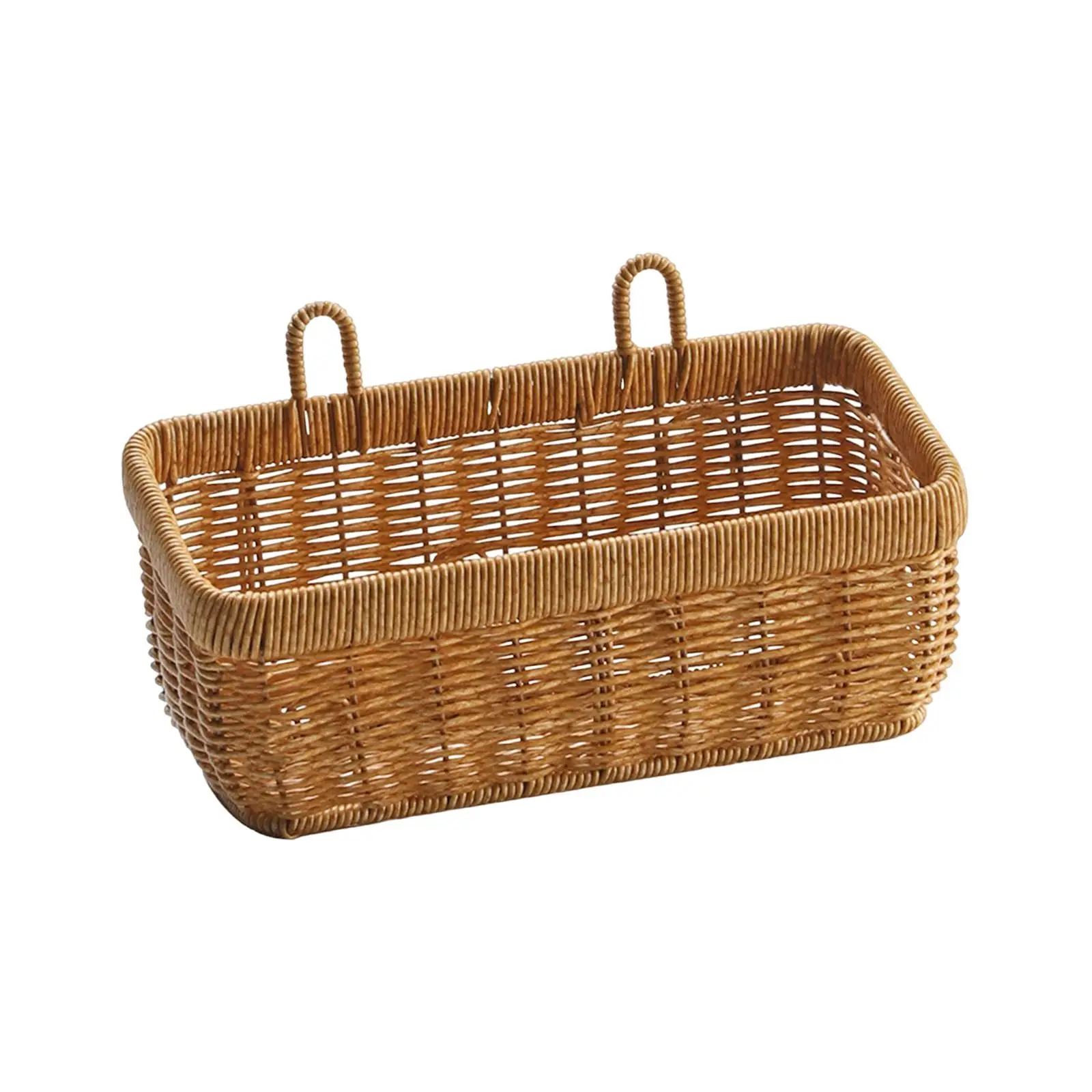 Woven Kitchen Storage Basket Simple Container Multifunctional Home Decor