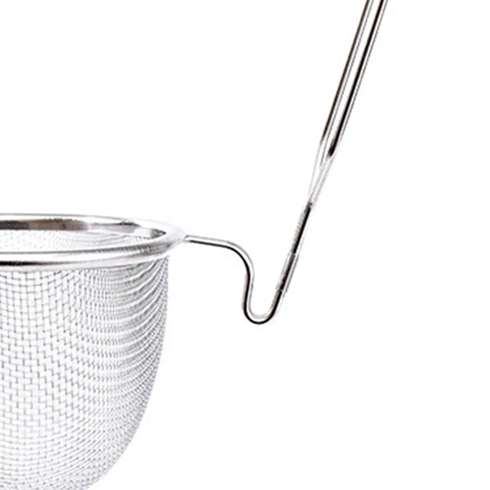 Mesh Spider Strainer with Handle Stainless Steel Strainer Solid Stainless Mesh Spider Strainer for Household Kitchen Spoon Home