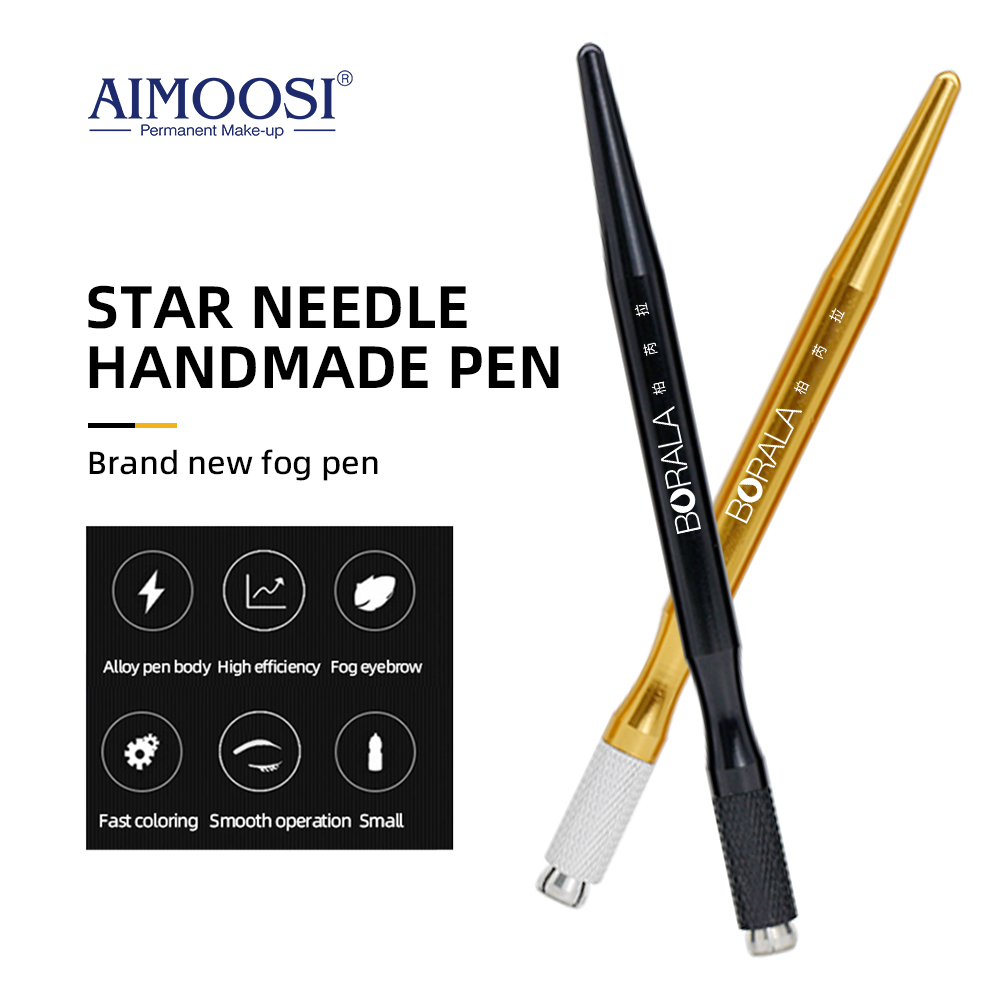 Best of AIMOOSI Borala 2Pcs Tattoo Microblading Pen Manual Piercing For Eyebrows Eyeliner Lips Body Art Semi Permanent Makeup Supplies Reviews & Tips