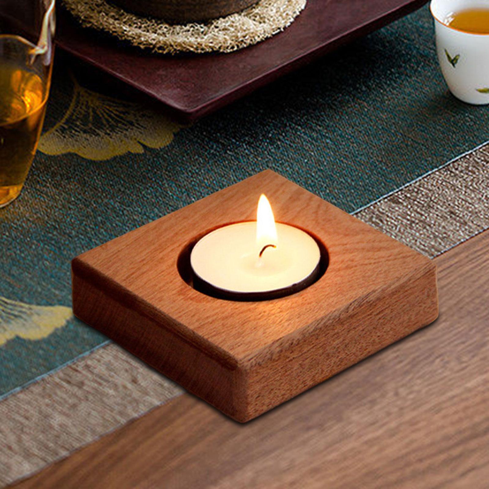 Wooden Candle Holder Tealight Holders Candlestick Candle Stand Candleholder for