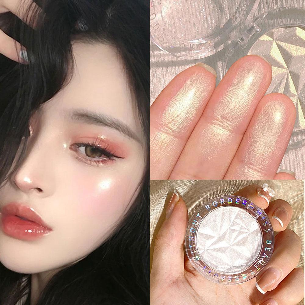 Best of 3D Embossed Highlighter Powder Palette Makeup Glow Cosmetics 2023 Highlight Shimmer Contour Illuminator Pallete Light Water A0J1 Reviews & Tips - Image 2