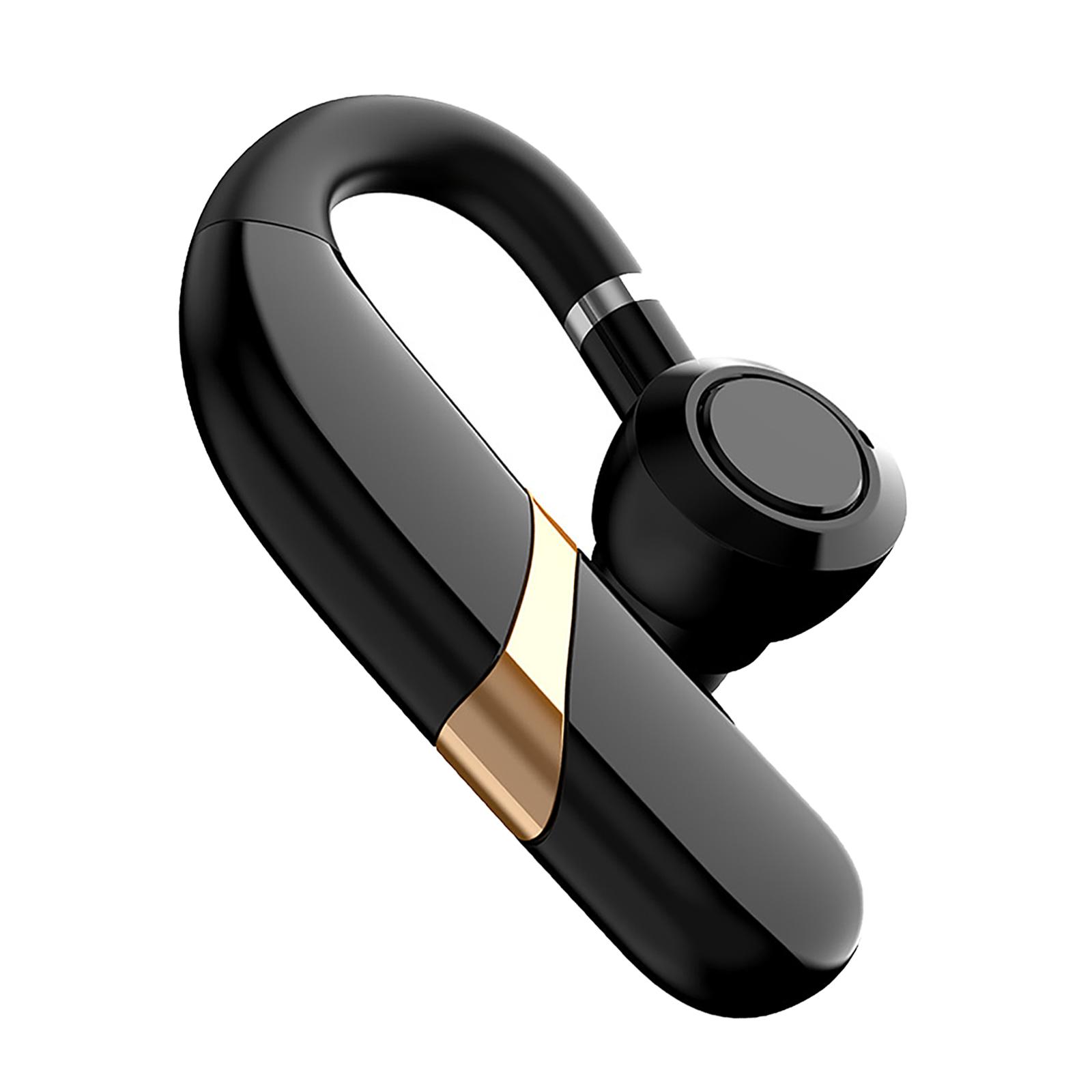 Wireless x9 Bluetooth Earphone with Mic Hands-Free Phones Ear Hook for Driving Truck Driver Deliveryman Battery Remind 36H Music