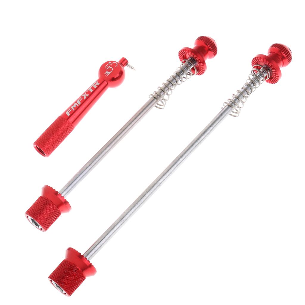 Description Picture 5 of itemAnti Theft Skewers lock Set Front / Rear Skewer Road Bike Cycling MTB Bicycle Wheels Axle