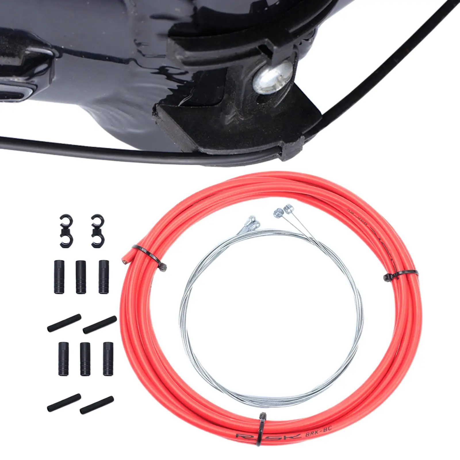 Bike Brake and Set Mountain Brake Wire Replacement, 5mm 2.5m