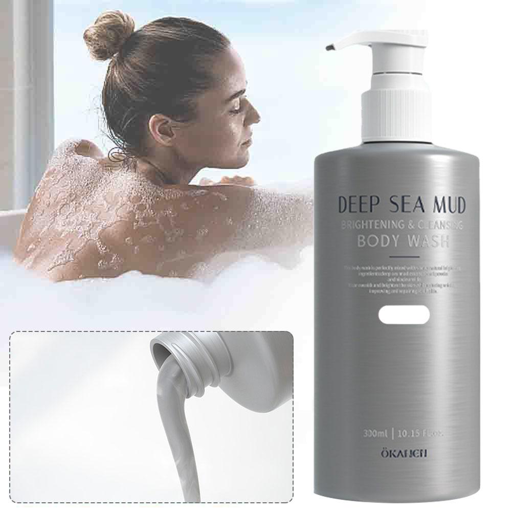 Best of Deep Sea Mud Volcanic Mud Body Wash Whitening Exfoliating Dirt Acne Moisturizing Cleansing Body Wash 300ML Reviews & Tips - Image 2