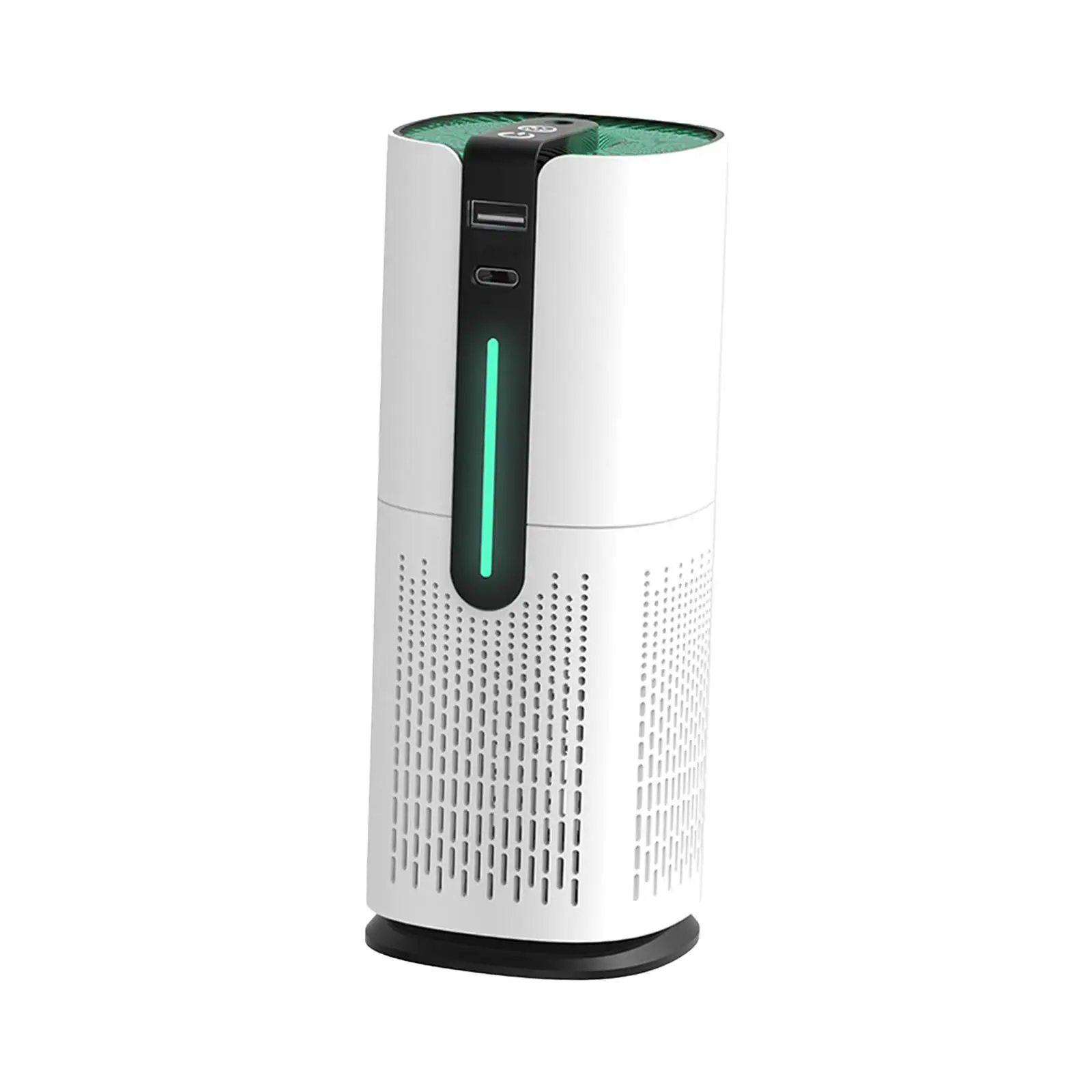 Mini Air Purifier Silent Home Air Purification Remove Odors Smoke Dust Indoor Desktop Air Freshener with Starry Atmosphere Light