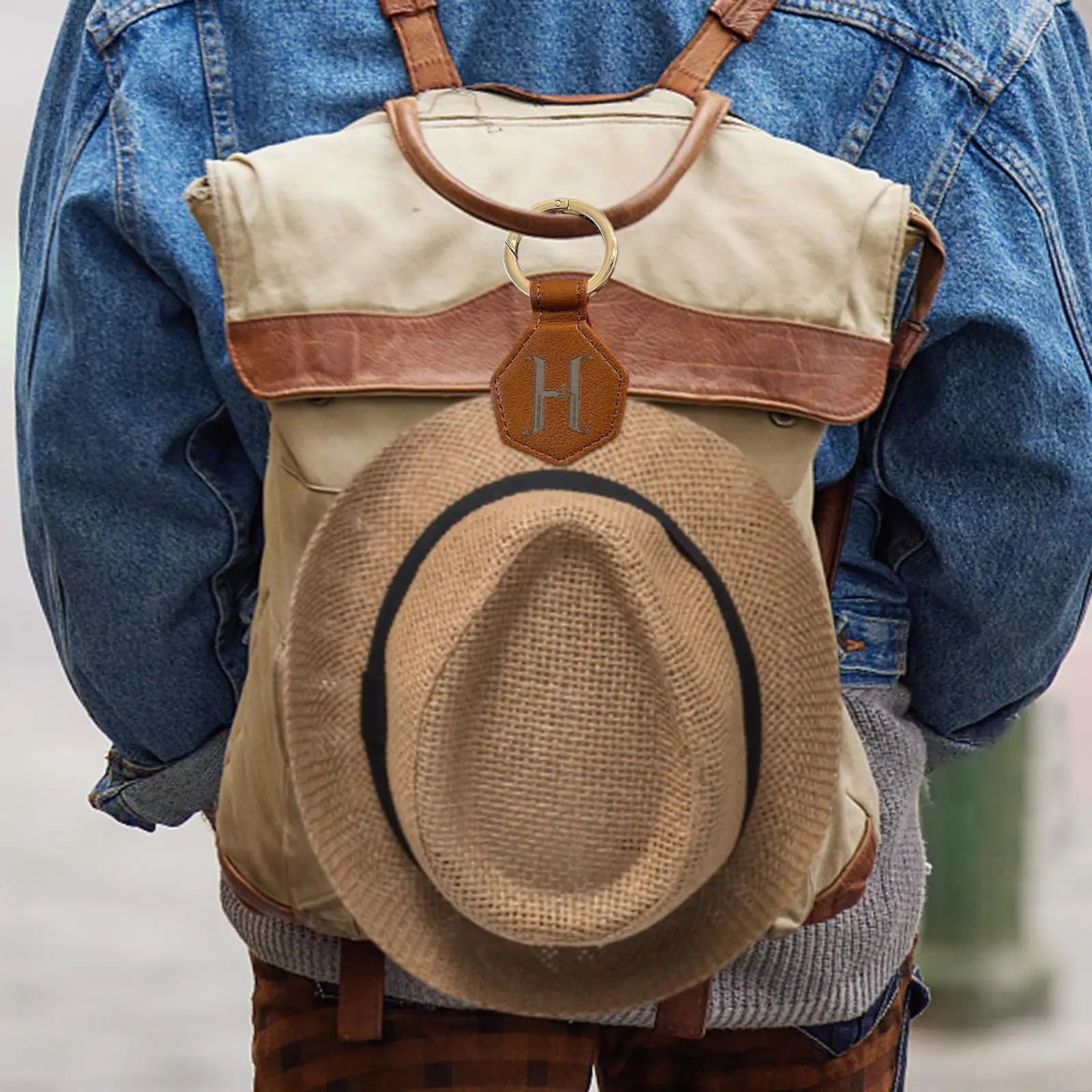 Clip on Bag Hat Holder Towel Magnetic Hats Clip for Traveling Bags Backpacks