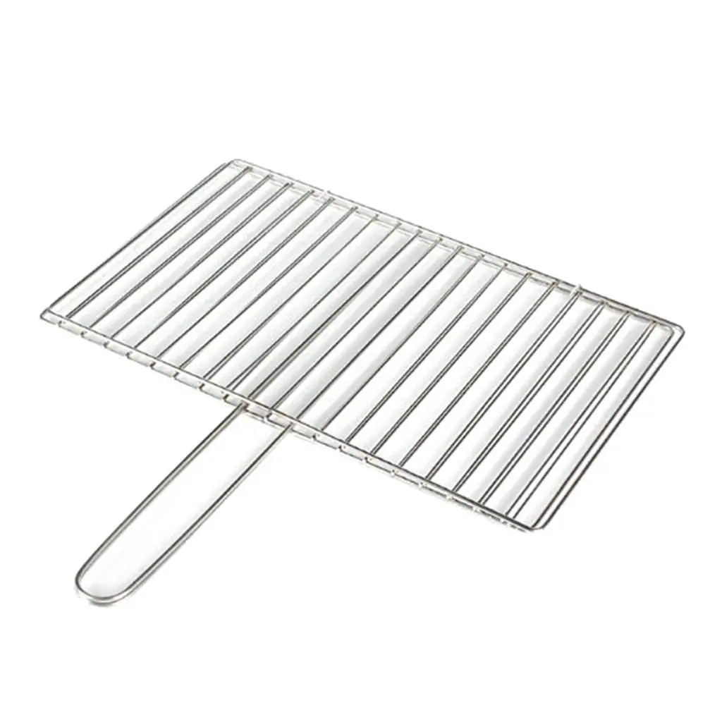 Stainless Grill Basket for Fish Vegetables Steak Chop