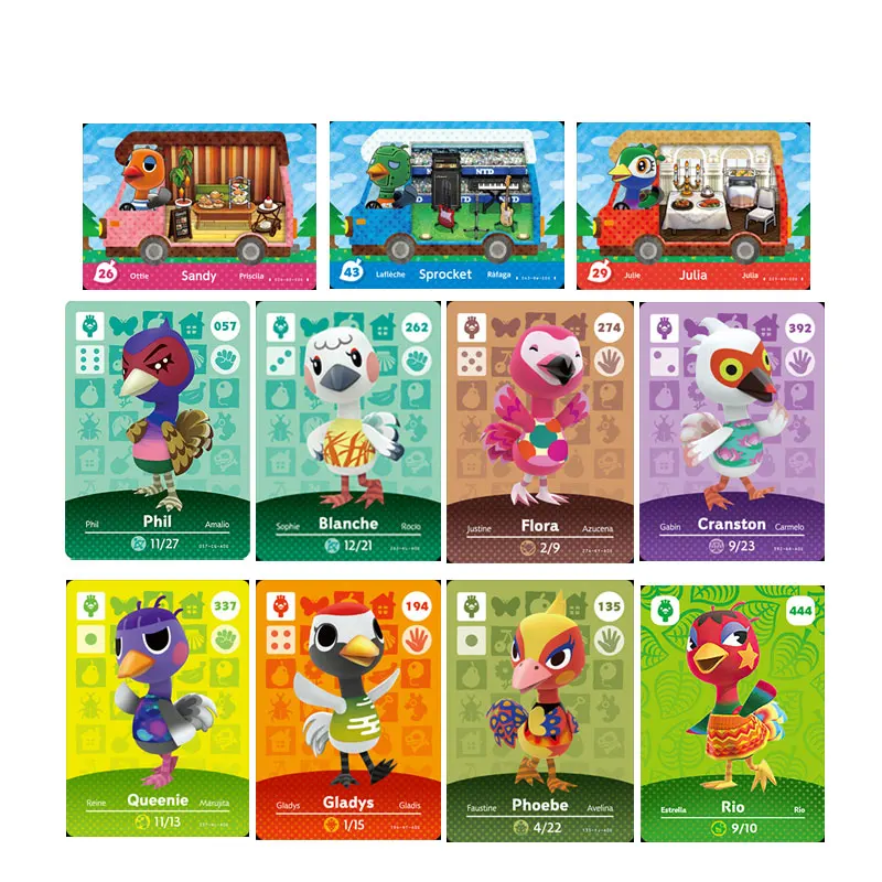 New [ostrich] Animal Crossing Game Card New Horizons Anime Characters  Compatible With Switch / Lite / Wii U And New 3ds - Game Collection Cards -  AliExpress