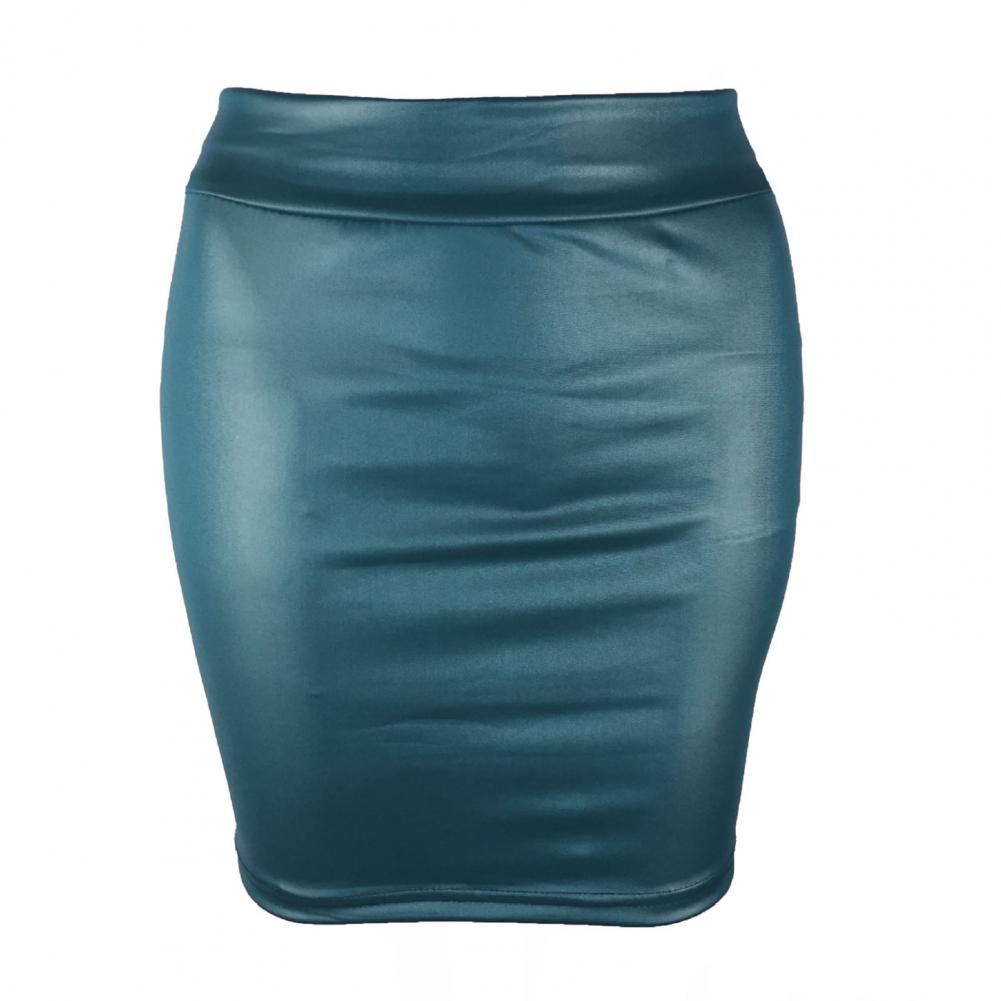 Title 6, Faux Leather Women Mini Skirt Sexy High Waist B...