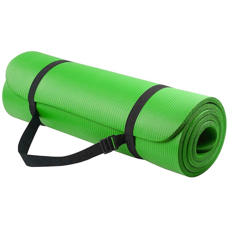 Description Picture 3 of item1 Set Yoga Mat for Extra Thick 1cm Pilates Fitness Cushion Non Slip Exercise Pad