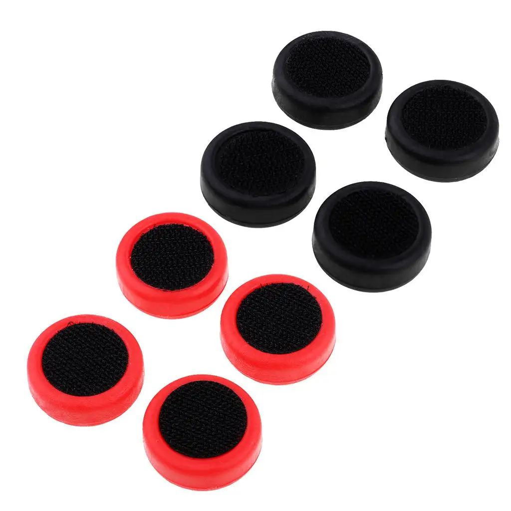 4 Piece Replacement Sliding Block for Longboard Skateboard  Red