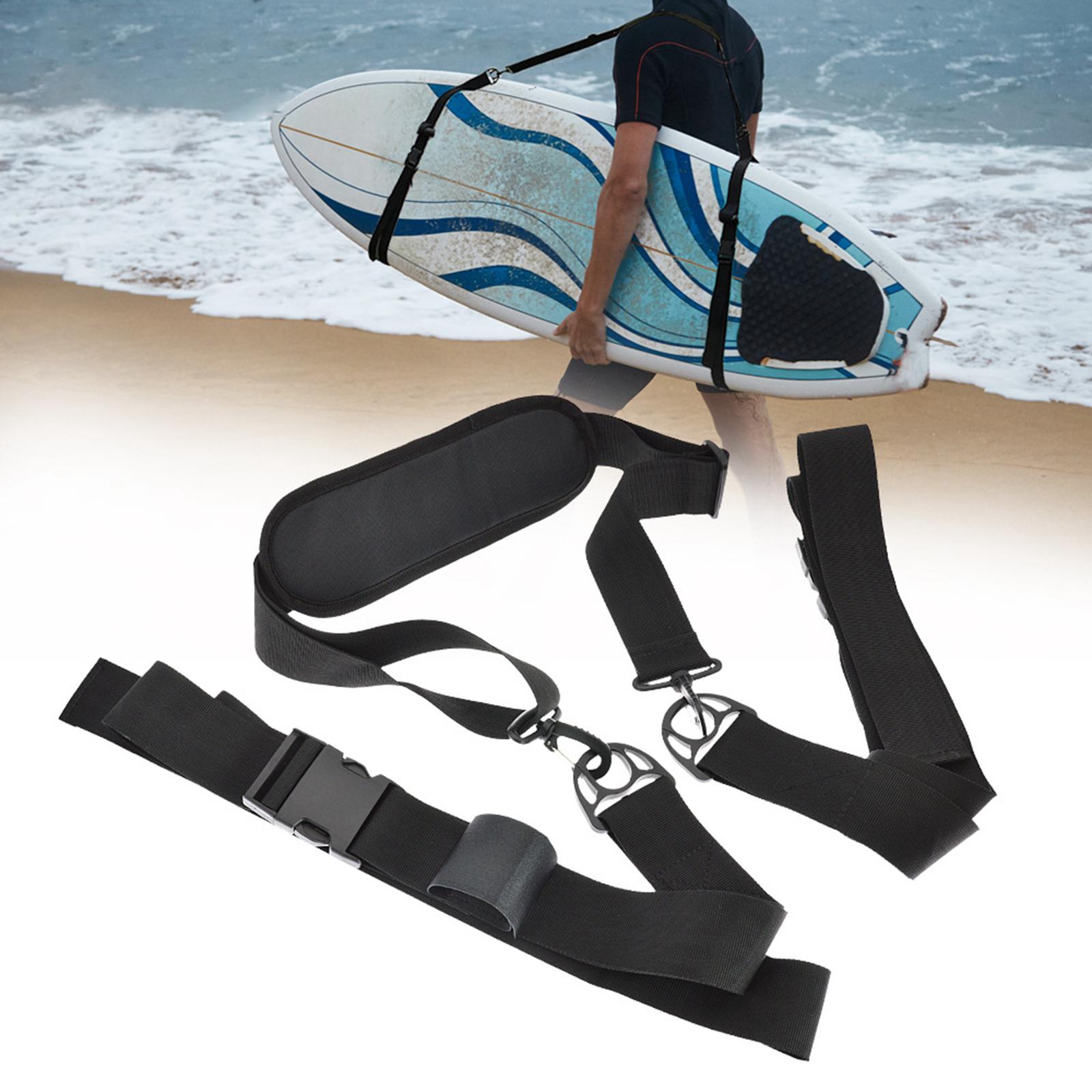 Padded Paddle Board Shoulder Strap Longboard Carrier Paddleboard Surfboard Carrying Sling for Outdoor Kayak Underwater Canoe