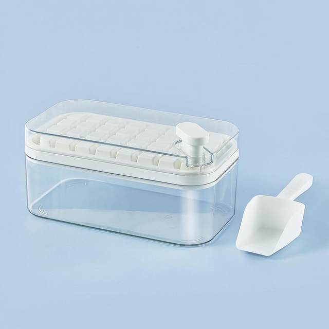 Silicone Ice Box, Household Single-layer Square Ice Cube Mold