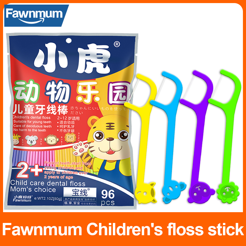 Best of Fawnmum Children's Dental Floss 96 Sticks Colored Floss For Children Cure Dent Teeth Cleaning Orthodontic Interdental Picks Reviews & Tips