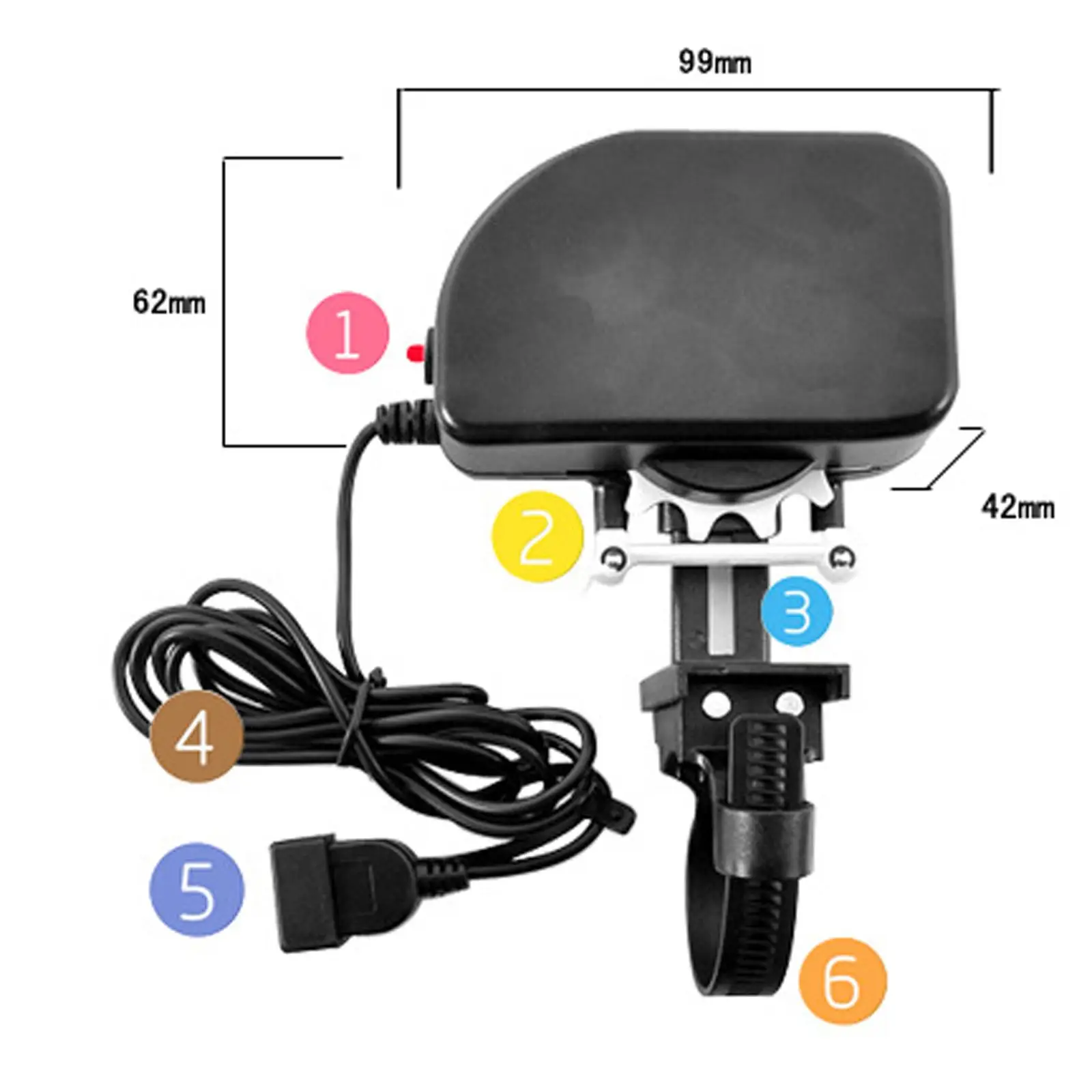 Portable Bicycle Dynamo, Chain Power Generation Strong Storage Charger Plastic