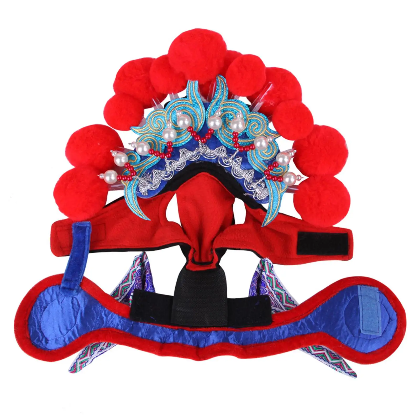 Dog Costume Clothes Chinese Traditional Opera Role Hat for Puppy Party