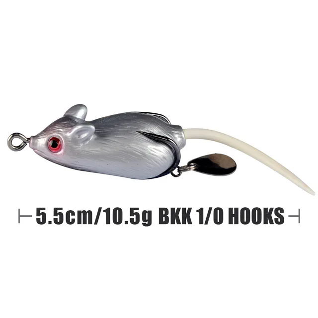 1pcs Whopper Popper 10.5cm 17g Topwater Fishing Lure Artificial Hard Bait  3D Eyes Plopper Soft Rotating Tail Fishing Tackle